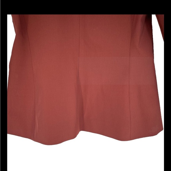 THE ROW Nopman Blazer Jacket Brick Red Maroon Size 4 Single Breasted Workwear - Picture 11 of 16